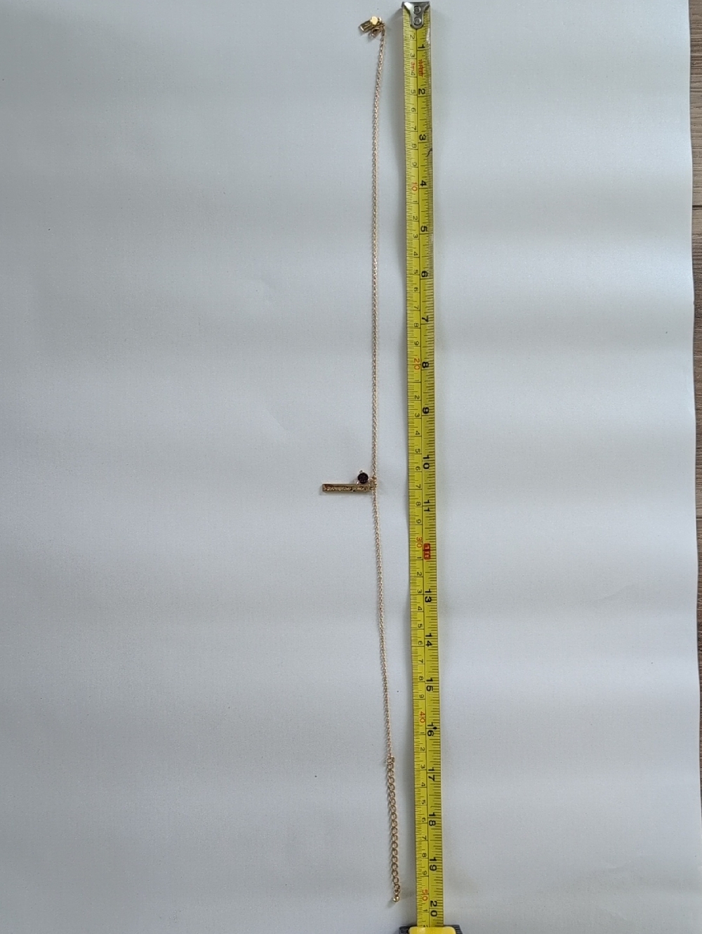 kate spade Rose Gold Tag and Spade Charm Necklace